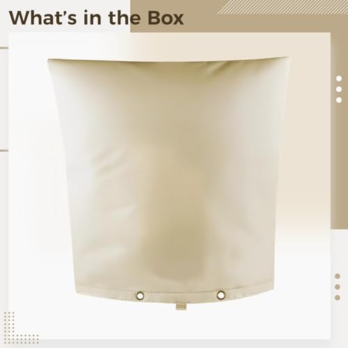 17 X 21 in Anti Backflow Preventer Insulation Cover, Oxford Fabric Outdoor Pipe Cover for Winter Protection, Waterproof Sun Protection - Image 5