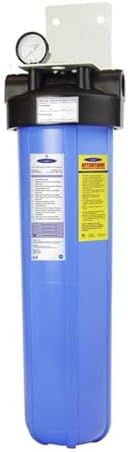 Crystal Quest Tall Compact Whole House Fluoride Water Filtration System, Multi-Stage Filter for Fluoride, BPA-Free, pH-Enhancing, 4-6 GPM Flow, Single Configuration, Easy Maintenance - Without Stand by CrystalQuest