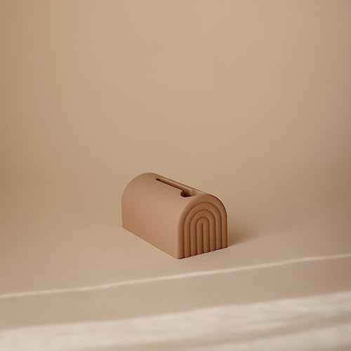 mushie Bath Spout Cover | Soft Silicone Bathtub Faucet Safety Guard for Kids | Universal Fit (Natural) - Image 2