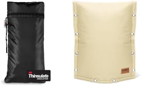 Extended Outdoor Faucet Cover Bundle with Backflow Preventer Insulation Cover by DEMEDO