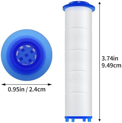 18 Pack Shower Filter Shower Head Filter PP Cotton Filter Handheld, Filter Replacement Filter Tool Suitable for Various Specifications of Shower Heads (3.74 inches) - Image 2