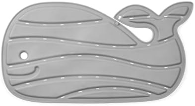 Skip Hop Non-Slip Baby Bath Mat, Moby, Grey, 30" x 15.5" (Rectangular) (Pack of 6) - Image 2