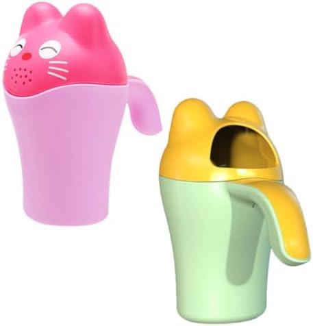 2 Pack Baby Bath Rinser Cup with Ergonomic Handle for Kids by VANZACK