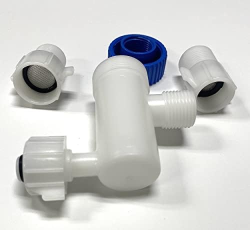 Barrel Filter with 1/2 inch & 7/8 inch Female Inlet with 1/2 inch & 7/8 inch Male Outlet - Heavy Duty Filtration and Screen for Hard Water - Image 6
