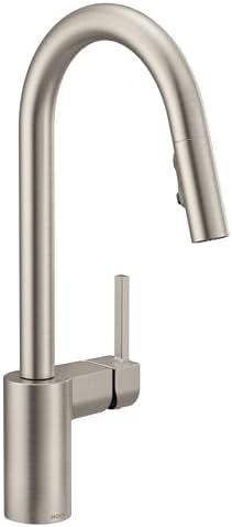 Moen Align Spot Resist Stainless One-Handle Modern Kitchen Pulldown Faucet with Retractable Reflex Docking System and Power Boost Spray Technology for a Faster Clean, 7565SRS by Unknown