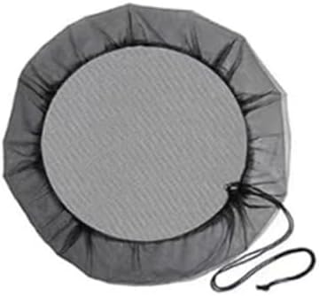 Rain Net Cover With Drawstring, Fine Mesh Lid For Small Diameter Water Buckets, PE Nylon Screen Prevents Leaves Debris And Flies, Black(85cm) by Unknown