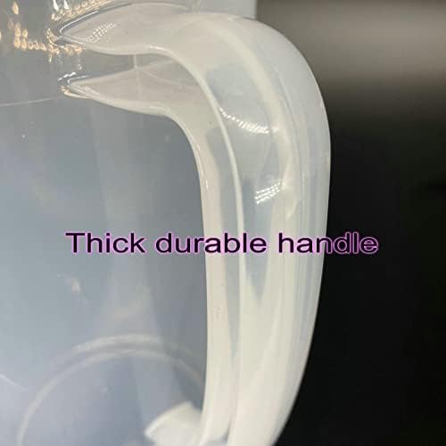 81oz/2.4Litre/0.63 Gallon Plastic Water Pitcher with Lid BPA-FREE Carafes Mix Drinks Water Jug for Hot/Cold Juice Beverage Ice Tea (Sky Blue, 81oz) - Image 5