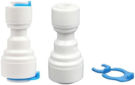 1/4 inch to 3/8 inch Quick Connect Adapter – 5PCS Push to Connect Fittings for RO Water Systems, Refrigerator Water Lines, Filters & Purifiers, Water Line Adapter Kit (1/4" to 3/8") - Image 3