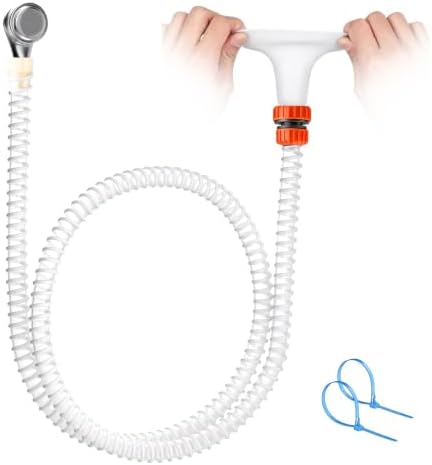 6FT Dog Shower Attachment, Slip-On Tub Faucet Sprayer Hose - Image 2