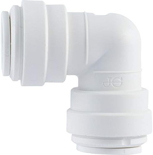 John Guest Speedfit 3/8 Inch OD Union 90 Degree Elbow Connector, Push to Connect Plastic Plumbing Fitting, PP0312WP - Image 2