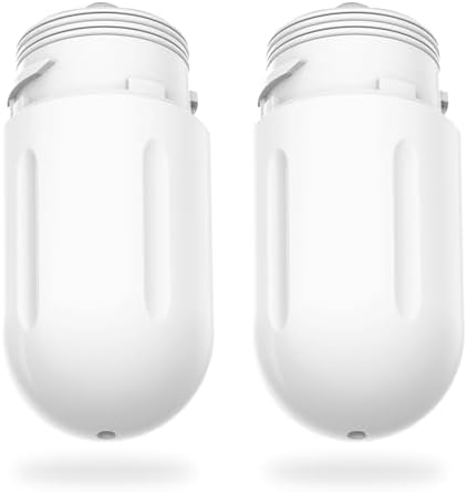 B0DK8YFJJK-Non-Threaded Version-2 PCS White Water Filter for Bidet Attachment (Installation method updated; please confirm your version to avoid incompatible filters) by Unknown