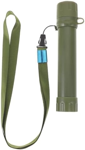 Portable Camping Water Purifier Straw, Compact Emergency Filter by Didiseaon