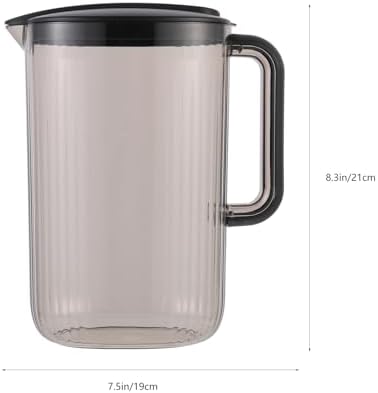 DOITOOL Household Water Pitcher with Lid 2.2L Cold Water Kettle for Fridge Juice Container Kitchen Beverage Jug Food-Safe Material - Image 6