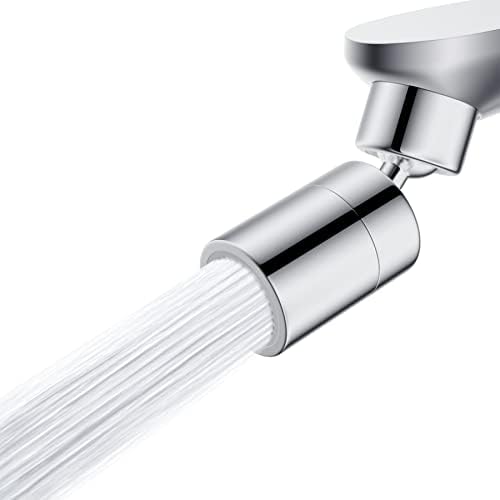 Hibbent NSF/ANSI/CAN 61 & cUPC Certified 2 Modes Faucet Aerator, Chrome by Hibbent