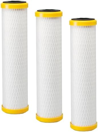 GE Advanced Single Stage Drinking Water System Replacement Filter, Fits GX1S01R Under Sink Filtration System, Replace Every 6 Months, FXULC 1 Count(Pack of 3) by Unknown