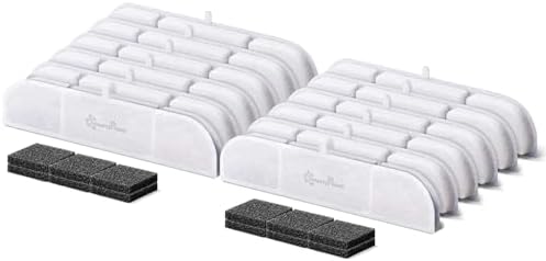 DownyPaws 12 Packs Replacement Filters for Battery Operated Cat Water Fountain DPWFP6 Fursink, 6 Months Set of Replacement Filters by DownyPaws