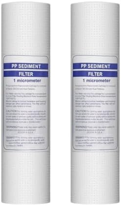 2 Pcs，Needle Punched Pp Cotton 10 Inch Filter Element is Suitable for Primary Filtration Equipment Household Water Purifier(1 Micrometer) by Unknown