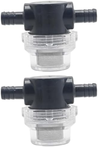 Hoypeyfiy 1/2 Inches Water Pump Strainer 2PCS for 12V DC 80 PSI Camper Marine Boat Lawn, 80 Mesh Filter by Hoypeyfiy