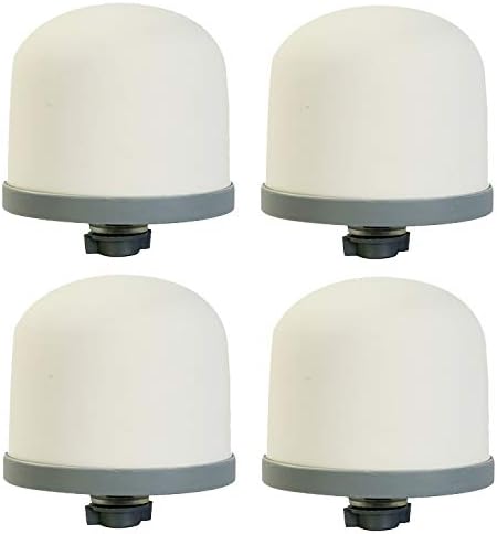 Huining Ceramic Dome Filter, Replacement for Water Pre-Filtration Unit, 0.15 to 0.5 Micron, Household Water Bucket Filtration System (4pcs) by HUINING