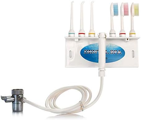 Water Flosser for Family Use 3 Jet Tips & 3 Toothbrush for Faucet & Shower, Oral Irrigator Non-Electric Safety , Dental Oral Care Tooth Cleaning by Unknown