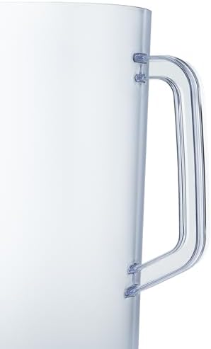 G.E.T. Heavy-Duty 1 Gallon Plastic Pitcher with Lid, Clear, BPA Free - Image 4