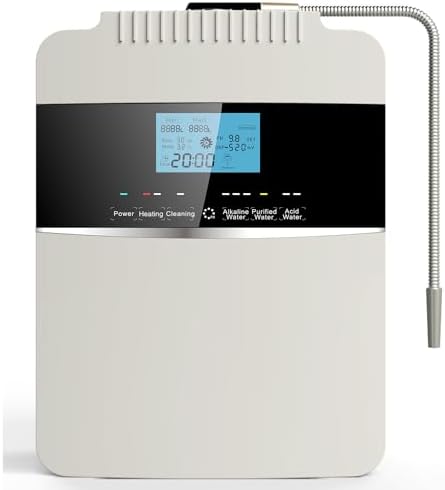 Smart Alkaline Water Ionizer,7 Water Settings,Ph2.5-11.2 Home Water Filtration System,Up to -850mv Orp,10000l per Filter,with Smart Voice,220V - Image 3