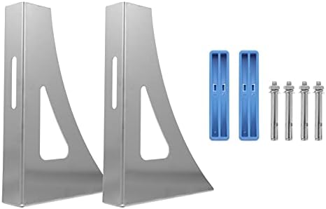 Stainless Steel Water Heater Wall Mount Protection Bracket Pair by Veemoon