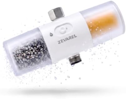 Vitamin C Shower Filter for Hard Water & Chlorine for Skin & Hair by ZEVAREL