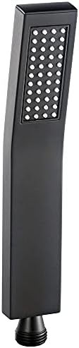 Asyas Solid Brass Handheld Shower Head Hand Shower Head Sprayer Matte Black by Asyas