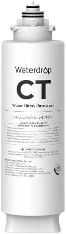 Waterdrop TSCT Replacement Water Filter for TSU & TSU-WB 3-Stage, 12 months by Waterdrop