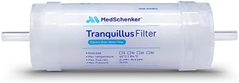 Tranquillus Bidet Water Filter - Filtration System for Electronic Bidet Seats - Filters Sediment, Dirt, Debris - Easy Installation - Bathroom Bidet Filter Value Pack - (3 Pack) by MedSchenker