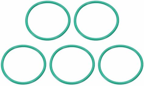 HARFINGTON 5 Pcs Fluorine Rubber O-Rings 42mm OD 37.2mm ID 2.4mm Width Round Sealing O Ring Seal Gasket for Industrial Engines Plumbing Faucet Hose Automotive by HARFINGTON