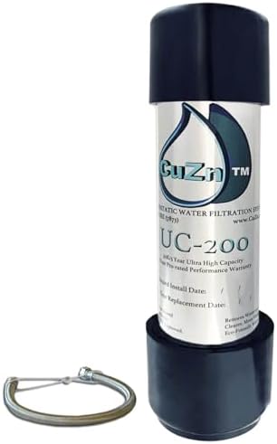 CuZn UC-200 Under Sink Water Filter, NSF/ANSI 42 & 372, 5-Year Filter Life by CuZn