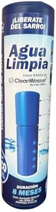 Anti-Tartar for Bathtubs and Cisterns, Removes Tartar from Pipes, Prevents the Formation of Tartar in Faucets and Showers, CleanWasser Clean Water Cartridge for 2,500 Liters by Unknown