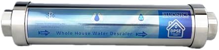 Bluonics Whole House Salt-Free Water Descaler – Stainless Steel Hard Water Conditioner, Prevents Limescale & Corrosion – No Salt, Eco-Friendly Alternative to Softeners by BLUONICS