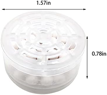 2pcs Shower Head Replacement Filter Cartridge - Chlorine & Flouride Shower Filter and Reduces Dissolved Solids - Hard Water Filter for Water Softener Shower Head - Image 2