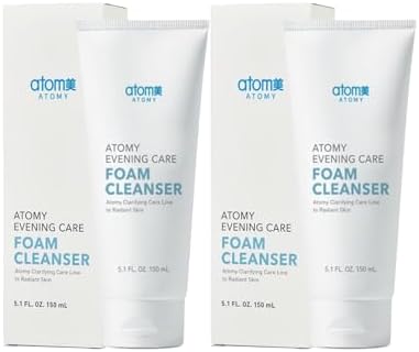 Evening Care Foam Cleanser 150 mL (5.1 fl oz), Pack of 2 | Creamy Moisturizing Lather | Thorough Makeup & Impurity Removal by Unknown