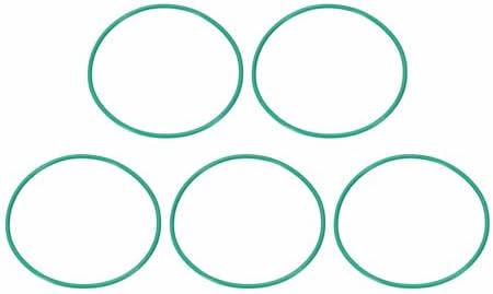 HARFINGTON 5 Pcs Fluorine Rubber O-Rings 80mm OD 75.2mm ID 2.4mm Width Round Sealing O Ring Seal Gasket for Industrial Engines Plumbing Faucet Hose Automotive by HARFINGTON