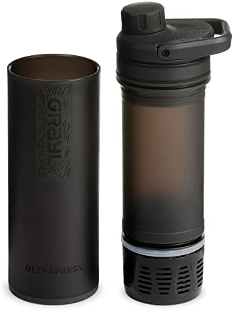 GRAYL UltraPress 16.9 oz Water Purifier & Filter Bottle, Covert Black - Image 2