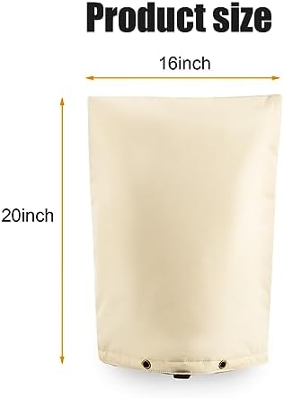 Beige 16x20in Well Head & Pump Cover - Protects from Snow & Sun - Image 2