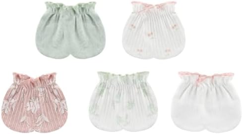 MAMIMAKA Newborn Baby Boy Girl Caps Mittens Socks Set Cotton Baby Essentials Accessories (Hats+Gloves+Socks) - Image 3