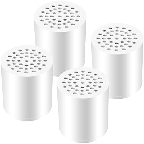 Laicky 4 Pack 20 Stage Shower Filter Replacement Cartridge for Hard Water by Laicky