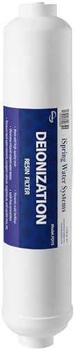 iSpring FD15 DeIonization Replacement Filter Fit RO/DI Water Filter System for Aquarium, 10" x 2.5", 1 Count by iSpring