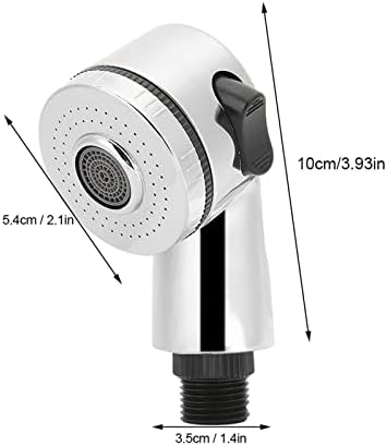 Yosoo Health Gear Salon Shampoo Shower Head with Side Button, G1/2 Fit - Image 2