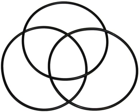 (3 Pack) Replacement for GE HHRING / WS03X10054 (for GXWH30C, GXWH35F, GNWH38F, GNWH38S, GXWH40L) Buna-N ORing by Captain O-Ring LLC by CaptainO-Ring