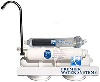 Portable Counter Top Alkaline Reverse Osmosis Water Filtration System - 100 GPD by Premier+Water+Systems