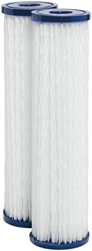 GE FXWPC Whole House Water Filter, Replacement for Water Filtration System, NSF Certified: Reduces Sediment, Rust & Other Impurities from Water, Replace Every 3 Months for Best Results, 2 Filters by Unknown