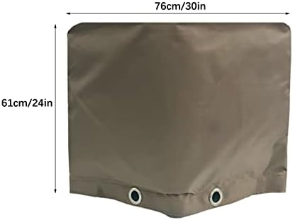Backflow Preventers Protection, 30W x 24H inch Outdoor Pipe Insulation Cover Backflow Winter Cover Insulated Cover Pouch for Winter Pipe Freeze Protection Water Sprinkler Valve Box Controller - Image 4