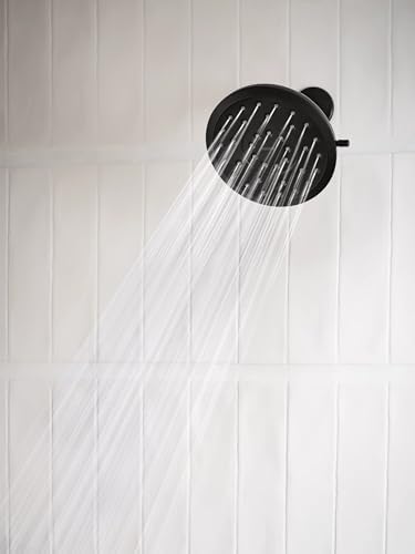 Moen Verso Eco-Performance Infiniti Dial Round Rain Shower Head, 7-Inch Diameter Spray Head, Matte Black, 220R7EPBL - Image 2