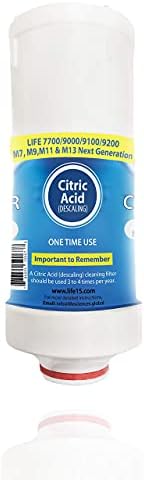 Life Ionizer 7700/9000/9100/9200/M Series (not MX) - Internal Replacement Filter Citric Acid Cleaning Cartridge by LifeIonizer